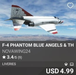 F-4 Phantom Blue Angels by Novawing24 USD 4.99