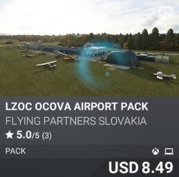 LZOC Ocova Airport Pack by Flying Partners Slovakia USD 8.49