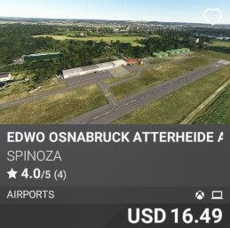EDWO Osnabruck Atterheide Airport by Spinoza USD 16.49