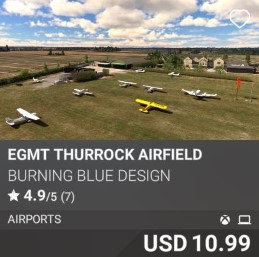 EGMT Thurrock Airfield by Burnning Blue Design USD 10.99
