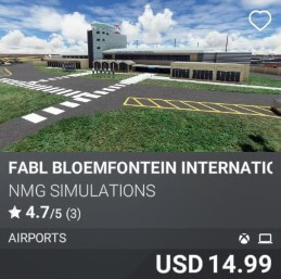 FABL Bloemfontein Int Airport by NMG Simulations USD 14.99