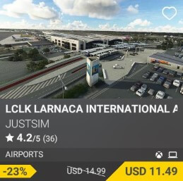 LCLK Larnaca Innt Airport by Justsim USD 11.49