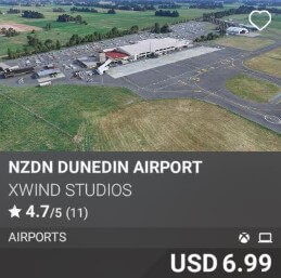 NZDN Dunedin Airport by Xwind Studios USD 6.99