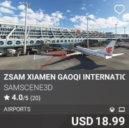 ZSAM Xiamen GAOQI Int by Samscene3D USD 18.99