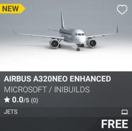 Airbus A320neo Enhanced by Microsoft/iniBuilds. Free