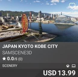 Japan Kyoto Kobe City by SamScene3D. USD 13.99