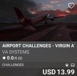 Airport Challenges - Virgin Atlantic - Vol 2 by VA SYSTEMS. USD 13.99