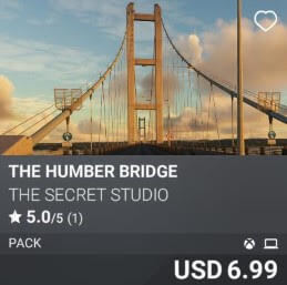 The Humber Bridge by The Secret Studio. USD 6.99