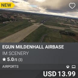 EGUN Mildenhall Airbase by IM Scenery. USD 13.99