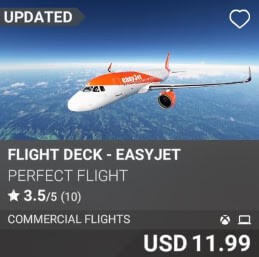 Flight Deck - EasyJet by Perfect Flight. USD 11.99