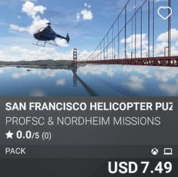 San Francisco Helicopter Puzzle Tour by ProfSC & Nordheim Missions. USD 7.49