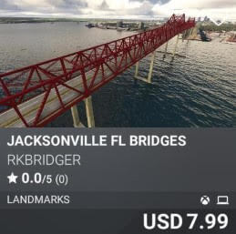 Jacksonville FL Bridges by rkbridger. USD 7.99
