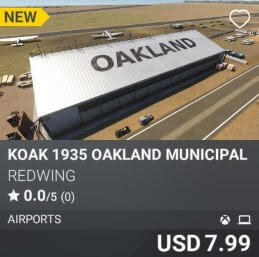 KOAK 1935 Oakland Municipal Airport by REDWING. USD 7.99