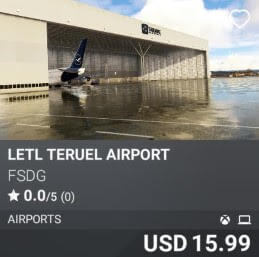 LETL Teruel Airport by FSDG. USD 15.99