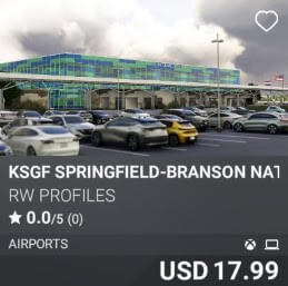 KSGF Springfield-Branson National Airport by RW Profiles. USD 17.99