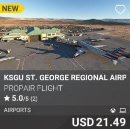 KSGU St. George Regional Airport by Propair Flight. USD 21.49