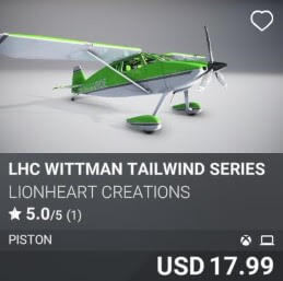 LHC Wittman Tailwind Series by Lionheart Creations. USD 17.99