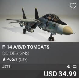 F-14 A/B/D Tomcats by DC Designs. USD 34.99