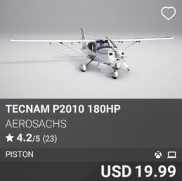 Tecnam P2010 180HP by AeroSachs. USD 19.99