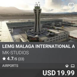 LEMG Malaga International Airport by MK-STUDIOS. USD 19.99