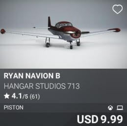 Ryan Navion B by Hangar Studios 713. USD 9.99