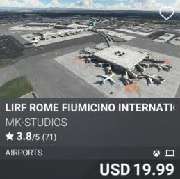 LIRF Rome Fiumicino International Airport by MK-STUDIOS. USD 19.99