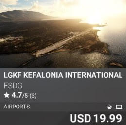 LGKF Kefalonia International Airport by FSDG. USD 19.99