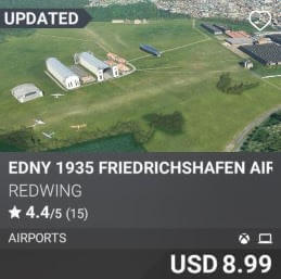 EDNY 1935 FRIEDRICHSHAFEN AIRPORT by REDWING. USD 8.99