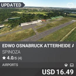 EDWO OSNABRUCK ATTERHEIDE AIRPORT by SPINOZA. USD 16.49