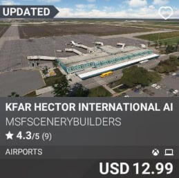 KFAR Hector International Airport by msfscenerybuilders. USD 12.99