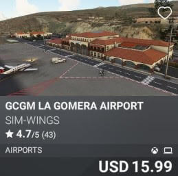 GCGM La Gomera Airport by Sim-Wings. USD 15.99