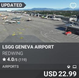 LSGG Geneva Airport by REDWING. USD 22.99