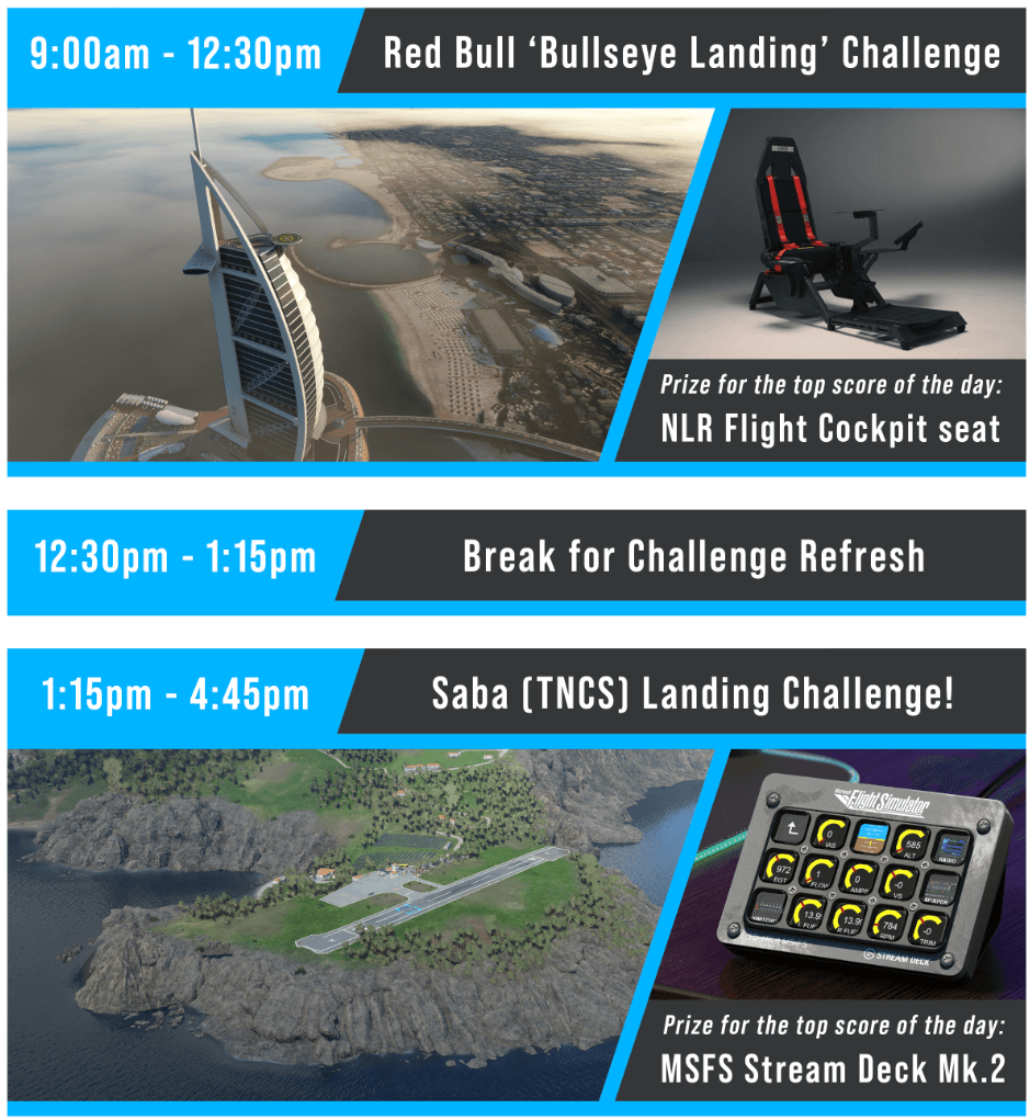 Saturday Landing Challenges 1 of 2