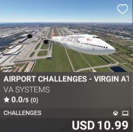 Airport Challenges - Virgin Atlantic - Vol 3 by VA SYSTEMS. USD 10.99