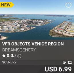 VFR Objects Venice Region by Dreamscenery. USD 6.99