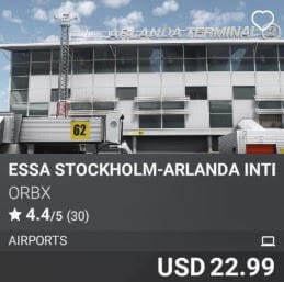 ESSA Stockholm-Arlanda International Airport by Orbx. USD 22.99