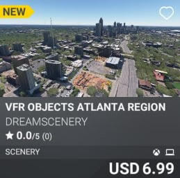 VFR Objects Atlanta Region by Dreamscenery USD 6.99
