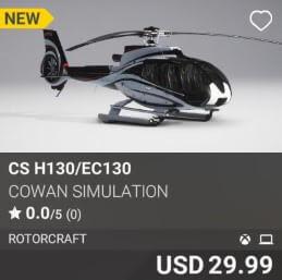 CS H130/EC130 by Cowan Simulation. USD 29.99