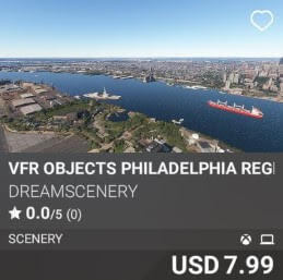 VFR Objects Philadelphia Region by Dreamscenery USD 7.99