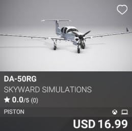 DA-50RG by Skyward Simulations. USD 16.99