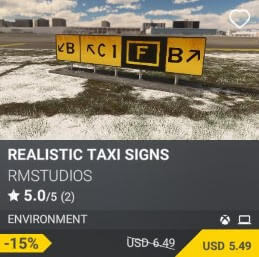 REALISTIC TAXI SIGNS by RMSTUDIOS USD 5.49