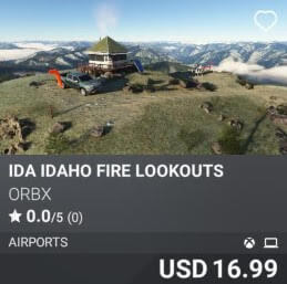 IDA Idaho Fire Lookouts by Orbx USD 16.99