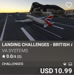 Landing Challenges - British Airways - Vol 5 by VA SYSTEMS. USD 10.99