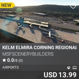 KELM Elmira Corning Regional Airport by msfscenerybuilders USD 13.99