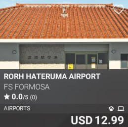 RORH Hateruma Airport by FS Formosa. USD 12.99