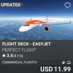 Flight Deck - EasyJet by Perfect Flight. USD 11.99