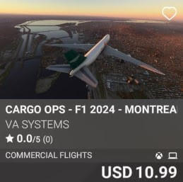 Cargo Ops - F1 2024 - Montreal by VA SYSTEMS. USD 10.99