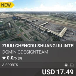 ZUUU Chengdu Shuangliu International Airport by DOMINICDESIGNTEAM. USD 17.49