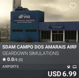 SDAM Campo dos Amarais Airport by GearDown Simulations USD 6.99