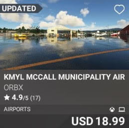 KMYL McCall Municipality Airport by Orbx. USD 18.99
